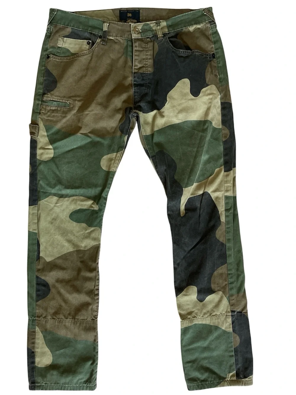 10. Deep Men’s Camouflage Carpenter Pants Size 38